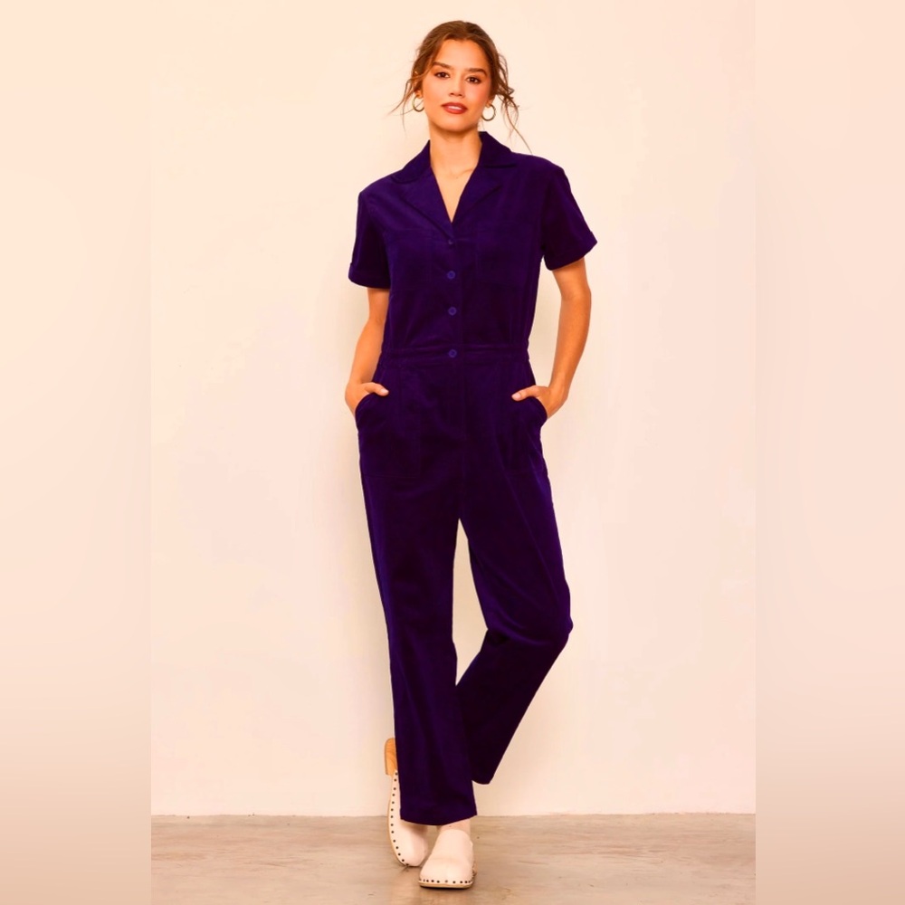Skies are Blue Purple Grape Utility Suit (Small)